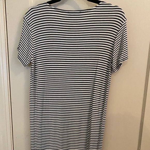 Striped midi tshirt dress - Picture 1 of 3